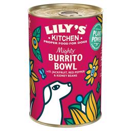 Lily's Kitchen Växtbaserat våtfoder för hundar Mighty Burrito Bowl 400g